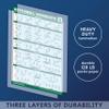 QUICKFIT 2 Pack - Kettlebell Workout Exercise Poster Set, Volume 1 & 2, Laminated Chart - 18 x 24 " view 3
