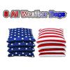 PartyToss 4 ft x 2 ft Wood Cornhole Boards/Bean Bag Toss Game Set w/LED Lights - USA Edition view 2