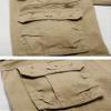 AKARMY Men's Lightweight Multi Pocket Cotton Casual Cargo Shorts,Outdoor Twill Camo Shorts with Zipper Pockets(No Belt) 038 Khaki XN view 2