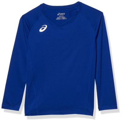 ASICS Spin Serve Volleyball Jersey Short Sleeve, Team Royal, Large