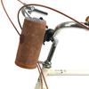 Tourbon Bike Handlebar Pouch Bicycle Water Bottle Drink Cup Holder - Canvas and Leather view 1