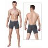 ASEEBY Men's Boxer Brief Breathable Cotton Sports L Underwear Grey view 2