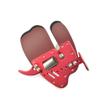 Archery Finger Tab Guard Shooting Finger Protector Leather Protector Gloves for Recurve Hunting Shooting (red, M) view 2