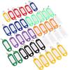 20pcs Color Plastic Key Plate PP Classification Label Luggage Label Hotel Key Accessories Key Chain view 1