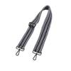 Umily Wide Shoulder Strap Adjustable Replacement Belt Guitar Style Cross body Handbag Purse Strap, Black (Silver Black Metal), Medium view 1