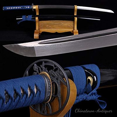 GLW Sword Japanese Sword Ninja Sect Shrine Katana Samurai Sword Nihontou Katana Hand Forged High Carbon Steel Sharp Blade