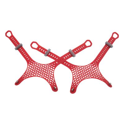 MSR Snowshoe Paragon Binding Mesh Replacement Straps (1 Pair), Red