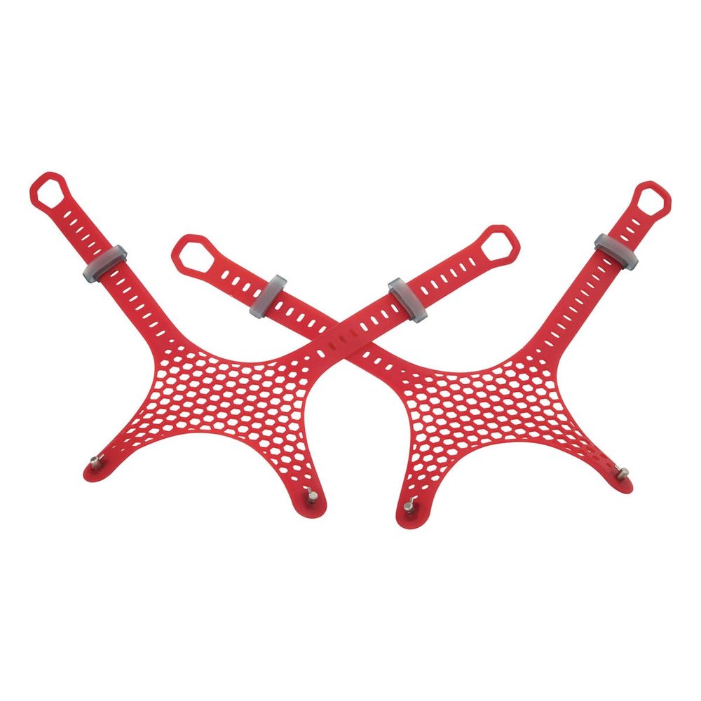 MSR Snowshoe Paragon Binding Mesh Replacement Straps (1 Pair), Red