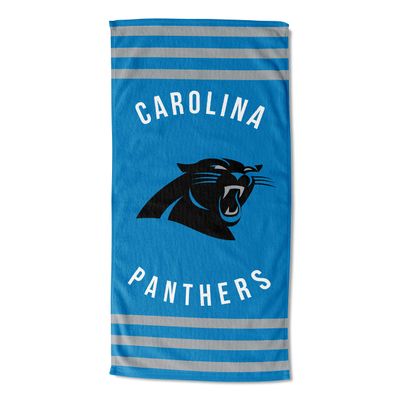 Northwest NFL Carolina Panthers Unisex-Adult Beach Towel, 30" x 60", Stripes
