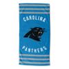 Northwest NFL Carolina Panthers Unisex-Adult Beach Towel, 30" x 60", Stripes view 1