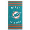 Northwest NFL Miami Dolphins Unisex-Adult Beach Towel, 30" x 60", Stripes view 1