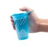 AONIJIE Sports Collapsible Water Bottle BPA Free - TPU Soft Drink Water Kettle Foldable Flask (White-2pcs) view 4