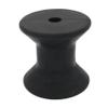 UANOFCN 3" Width Boat Trailer Bow Stop Roller by 1/2" Shaft Non Marking Rubber view 2