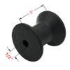 UANOFCN 3" Width Boat Trailer Bow Stop Roller by 1/2" Shaft Non Marking Rubber view 3