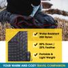 4Monster Down Camping Blanket - Outdoor Travel Quilt Puffy 650 Fill, Packable, Lightweight,Wind & Waterproof | Ideal for Stadium, Backpacking,Picnics, Beach and Hiking view 3