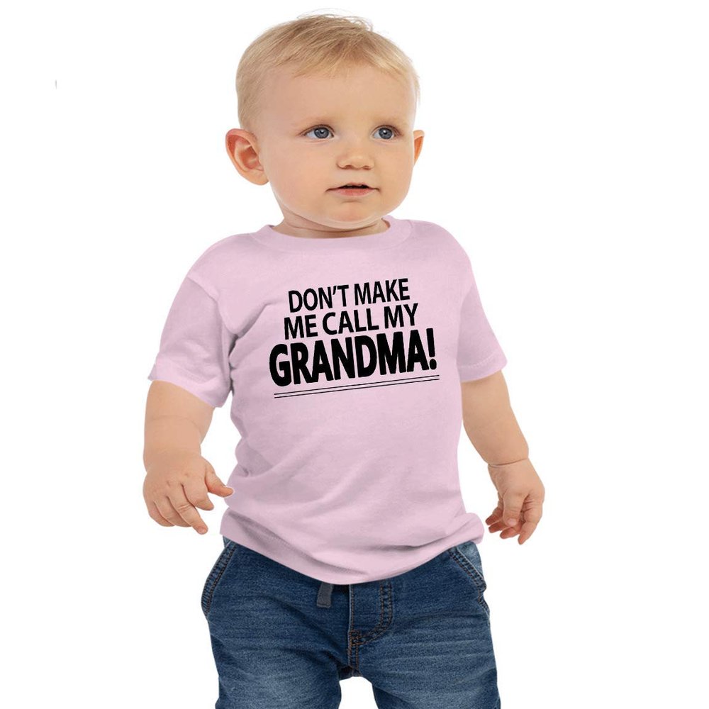 7 Years Southern Don't Make Me Call My Grandma Toddler and Youth Sizes (Youth Small, Pink)