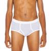 American Apparel Men's Baby Rib Brief, Heather Grey, X-Small view 1