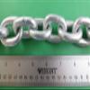 US Galvanized Windlass 5/16" x 10' ISO G4 Anchor Chain HDG with Galvanized Shackles view 2