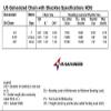 US Galvanized Windlass 5/16" x 10' ISO G4 Anchor Chain HDG with Galvanized Shackles view 4