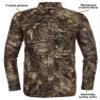 SCENTBLOCKER Blocker Outdoors Terratec Lightweight Camo Hunting Shirt for Men (RT Max-1 XT, MD) view 3