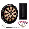 GSE Games & Sports Expert 18" Bristle Dartboard Set with Self-Healing Sisal Fibers Board, Six 17G Steel Tip Darts, Staple-Free Bullseye, Rotating Number Ring, Chalk & Dry Erase Scoreboard view 1