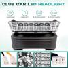 Drive-up Golf Cart LED Light Kit for Club Car Precedent 2004-2008.5 Electric Models, Replaces 12V Club Car LED Headlight and Taillight Assembly OEM 102524801, 1025290-01 view 2
