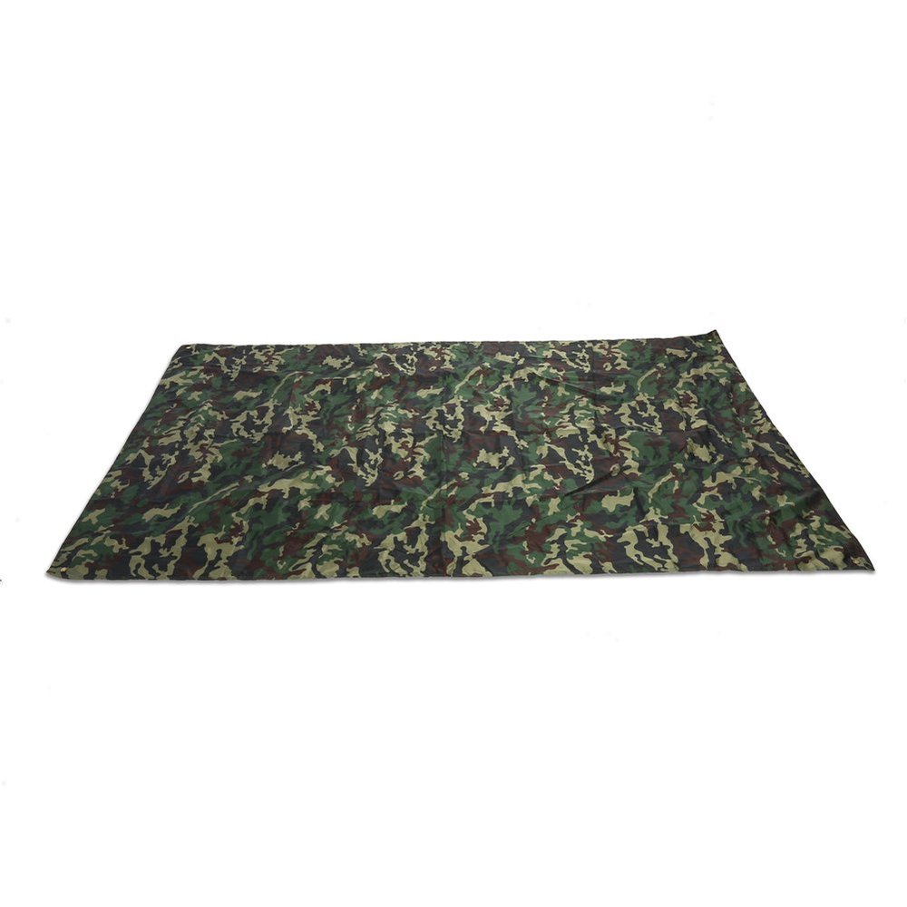 Outdoor Portable Tent TarpNylon Fabric Portable Tent Tarp Lightweight Rainproof Mat RainTent Tarp Shelter (2 * 2m)