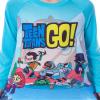 DC Comics Boy's Teen Titans Go! Chill 2-Piece Raglan And Pants Pajamas Set 10/12 view 2