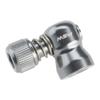 MSW Windstream Push 100 Inflator Head | Silver | Presta and Schrader Valves view 1