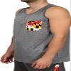Covalent Activewear Maryland State Souvenir Short Sleeve Gift T-Shirt with Maryland Flag Shoulder Inserts (3XL, Grey) view 3
