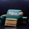 Counterpunchsports - 16 oz Lace Up Gloves for Sparring 100% Cowhide Leather, Superior Protection for Your Hands with Single Mold Technology (Green & Gold) view 4
