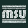 AH1186 - Michigan State Spartans Retro Underline Hoodie - 2X-Large - Forest view 3