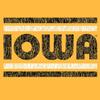 AH1186 - Iowa Hawkeyes Retro Underline Hoodie - Medium - Gold view 2