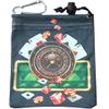 Par 3 Kit Includes a Towel Polyester Material, Tee Bag with 4 Tees, and Bling Ball Marker with Hat Clip - Great Bag Accessories - Perfect Golf Gift for Women (Poker) view 3