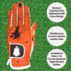 Giggle Golf Women's Golf Glove (Large, Worn On Left Hand, Orange Halloween) view 4