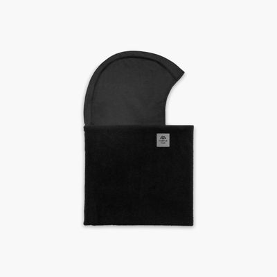 Turtle Fur Youth Shellaclava Chelonia 150 Fleece Neck Warmer Helmet Liner Winter Balaclava Hood, Ages 7-12, Black