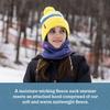 Turtle Fur Youth Shellaclava Chelonia 150 Fleece Neck Warmer Helmet Liner Winter Balaclava Hood, Ages 7-12, Black view 2