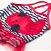 Wippette Baby Girl's Whale Print One Piece Swimsuit with Mesh Swimwear, Navy, 24M view 3