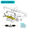 10L0L Steering Gear Box Assembly for Club Car Precedent/Onward/Tempo Golf Carts (2004-Up) - Replaces OEM 102288601, 103679701 - Compatible with Gas & Electric Models view 2