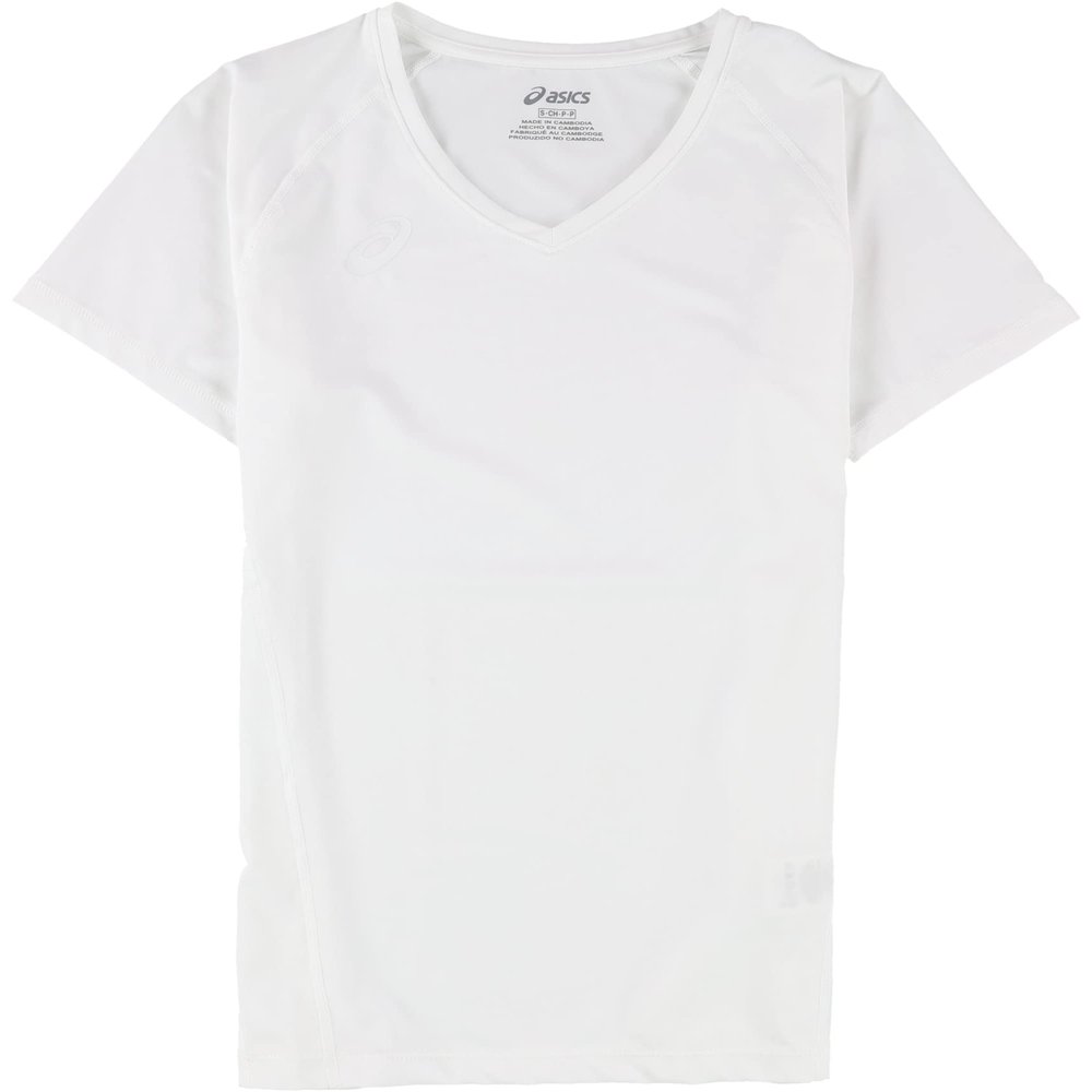 ASICS Spin Serve Volleyball Jersey Short Sleeve, Team White, Medium