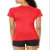 ASICS Spin Serve Volleyball Jersey Short Sleeve, Team Red, Small view 2