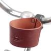 Tourbon Leather Bike Beverage Holder Small Bicycle Water Bottle Cup Holder (Brown) view 1