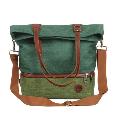 TOURBON Bicycle Bag Cooler Insulated Bike Rear Rack Pannier Women's Casual Shoulder Tote