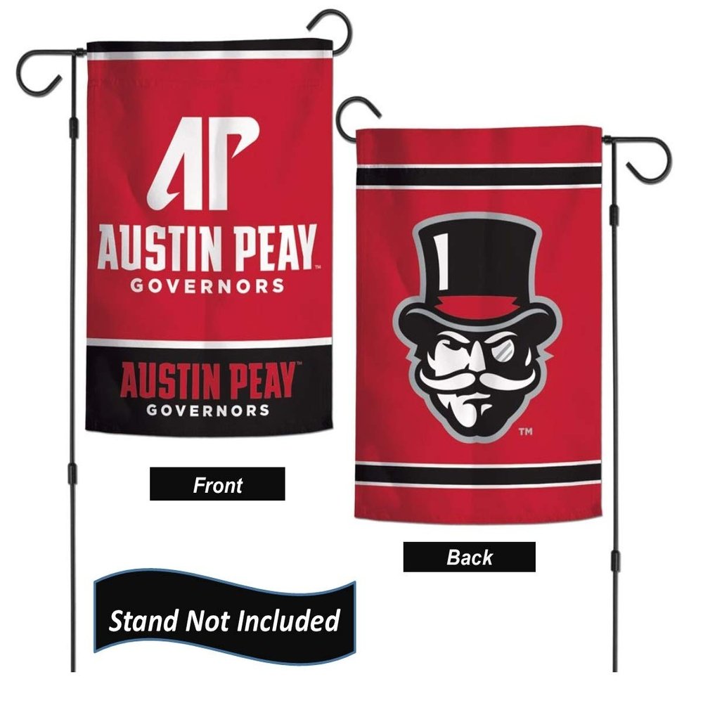Austin Peay Governors Garden Flag 12.5 x 18 Inch Double Sided College Yard Banner Flag Is Printed in the USA and Licensed by Wincraft