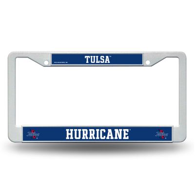 Rico Industries NCAA Tulsa Golden Hurricane 12" x 6" Plastic Car Frame W' Decal Insert