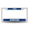 Rico Industries NCAA Tulsa Golden Hurricane 12" x 6" Plastic Car Frame W' Decal Insert view 1