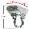 Yes4All 1000 LB Punching Heavy Bag Hanger, Steel Heavy Duty Swing Hanger Bolts for Wood and Concrete - 180 Swing view 2