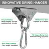 Yes4All 1000 LB Punching Heavy Bag Hanger, Steel Heavy Duty Swing Hanger Bolts for Wood and Concrete - 180 Swing view 3