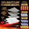 JJ CARE Fire Blanket  8 Packs with Hooks and Gloves  Emergency Fire Blanket for Home & Kitchen, High Heat Resistant Fire Suppression Blankets for Home Safety, Kitchen, and Camping view 2