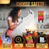 JJ CARE Fire Blanket  8 Packs with Hooks and Gloves  Emergency Fire Blanket for Home & Kitchen, High Heat Resistant Fire Suppression Blankets for Home Safety, Kitchen, and Camping view 4